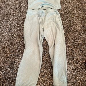 madewell cozy Light green Lounge Set